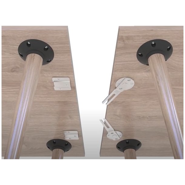 Koblingsbeslag 151mm - Elforzinket