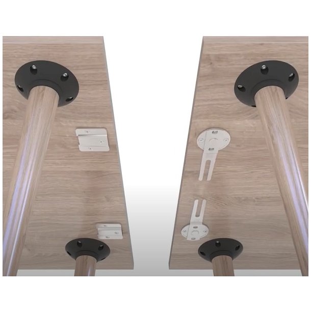 Koblingsbeslag 151mm - Elforzinket