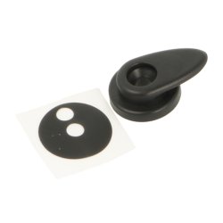 Krog med Afstandstykke til "Swing" - Sort Plast