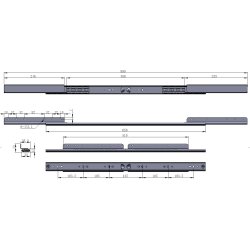Bordudtrk Asynkron 45kg - bnings Lngde 480mm