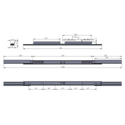 Bordudtrk Asynkron 45kg - bnings Lngde 530mm