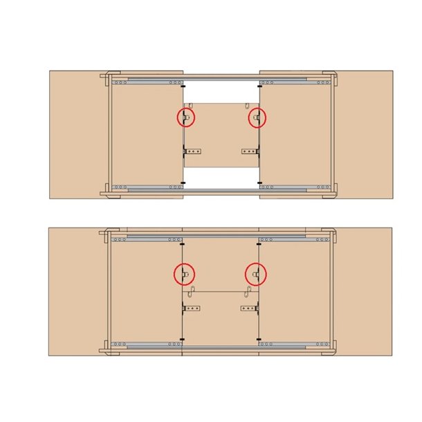 Rullebeslag til Butterfly Bordplade