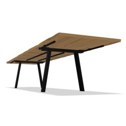 Udtrksstang 810mm til Tillgsplader - Sort