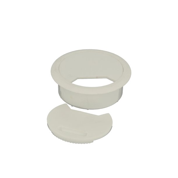 Kabelgennemfring "Eder" 60mm i Hvid Plast