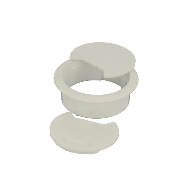 Kabelgennemfring "Eder" 60mm i Hvid Plast