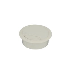 Kabelgennemfring "Eder" 60mm i Hvid Plast