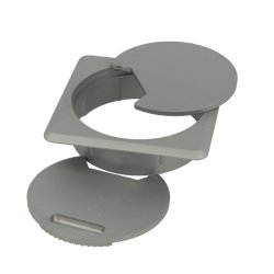 Kabelgennemfring "Eder" 60mm i Alu Farve