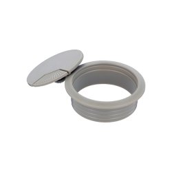 Kabelgennemfring "Sil" 60mm i Gr Plast RAL 7044