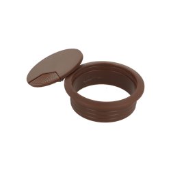 Kabelgennemfring "Sil" 60mm i Brun Plast RAL 8016