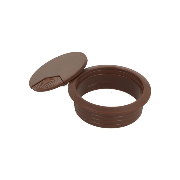 Kabelgennemfring "Sil" 60mm i Brun Plast RAL 8016