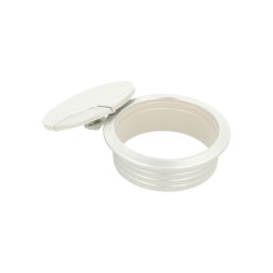 Kabelgennemfring "Sil" 60mm i Lys Slv Plast RAL 9006