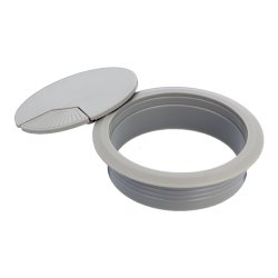 Kabelgennemfring "Sil" 80mm i Gr Plast RAL 7044