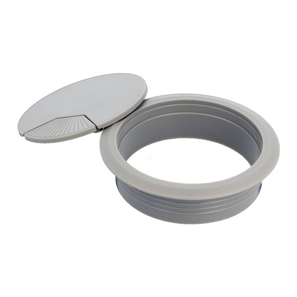 Kabelgennemfring "Sil" 80mm i Gr Plast RAL 7044