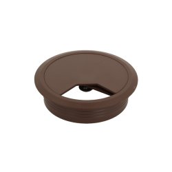 Kabelgennemfring "Sil" 80mm i Brun Plast RAL 8016