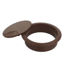 Kabelgennemfring "Sil" 80mm i Brun Plast RAL 8016