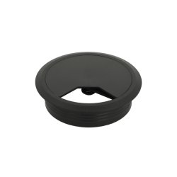 Kabelgennemfring "Sil" 80mm i Sort Plast RAL 9005