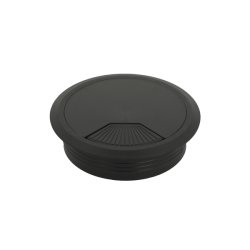 Kabelgennemfring "Sil" 80mm i Sort Plast RAL 9005