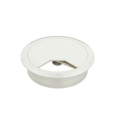 Kabelgennemfring "Sil" 80mm i Lys Slv Plast RAL 9006