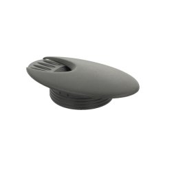 Kabelgennemfring "Neris" - Oval - 60 - Sort