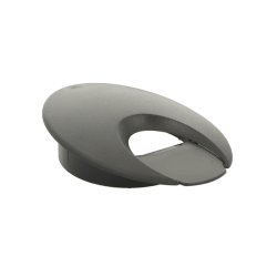 Kabelgennemfring "Neris" - Oval - 80 - Sort