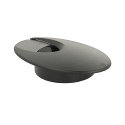 Kabelgennemfring "Neris" - Oval - 80 - Sort