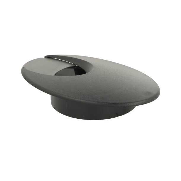 Kabelgennemfring "Neris" - Oval - 80 - Sort