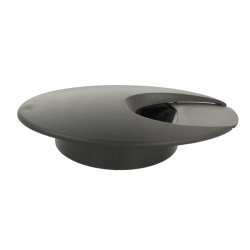 Kabelgennemfring "Neris" - Oval - 80 - Sort