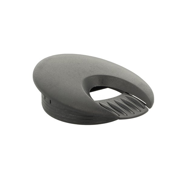 Kabelgennemfring "Neris" - Oval - 80 - Sort