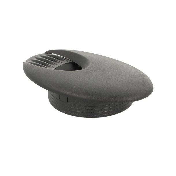 Kabelgennemfring "Neris" - Oval - 80 - Sort