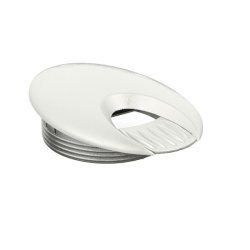 Kabelgennemfring "Neris" - Oval - 80 - Aluminium Look