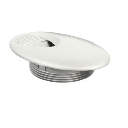 Kabelgennemfring "Neris" - Oval - 80 - Aluminium Look