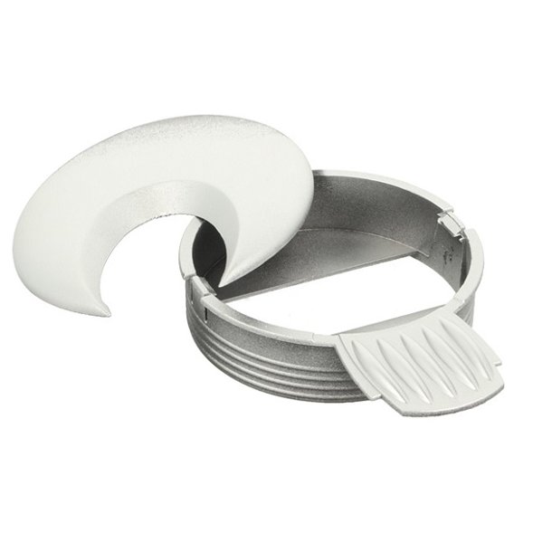 Kabelgennemfring "Neris" - Oval - 80 - Aluminium Look