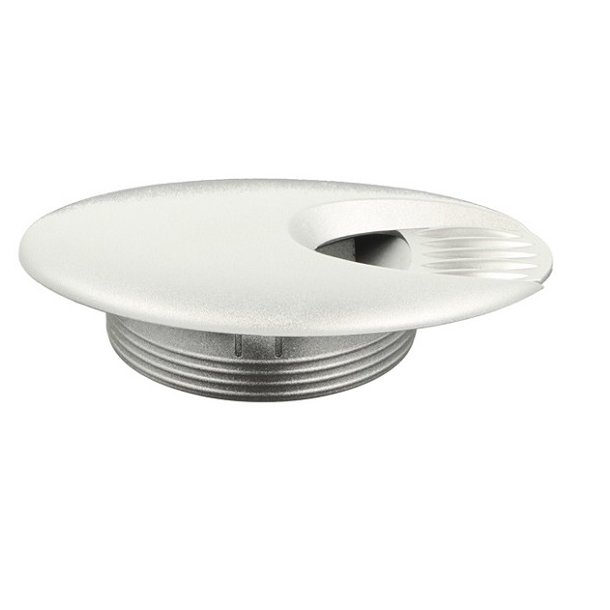 Kabelgennemfring "Neris" - Oval - 80 - Aluminium Look