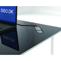 Kabelgennemfring "Dora" 250x57x15mm - Brstet Stl