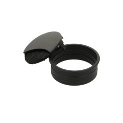 Kabelgennemfring "Odra" med Brster - 60x22mm - Sort