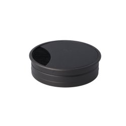 Kabelgennemfring "Odra" med Brster - 80x22mm - Sort