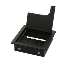 Kabelgennemfring "Leba" 80x80x24mm - Sort