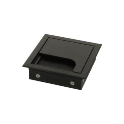 Kabelgennemfring "Leba" 80x80x24mm - Sort