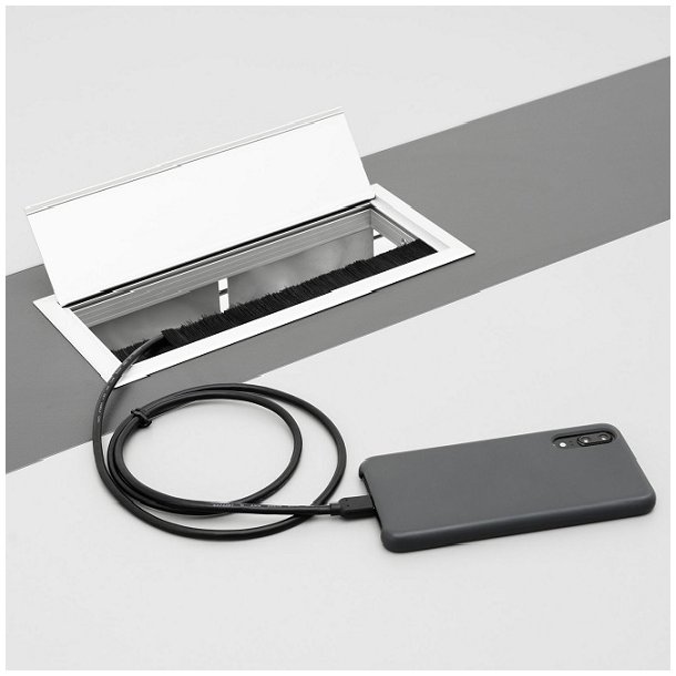 Kabelgennemfring "Iskar" 276x120x25,7mm - Aluminium