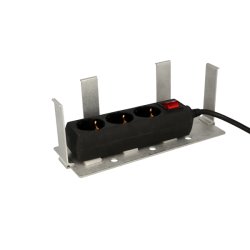 Stikdsebakke med Velcro-Til Kabelgennemfring 520349