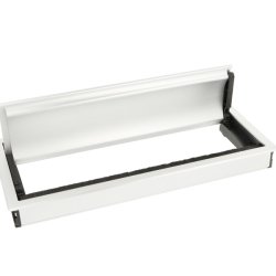 Kabelgennemfring "Flip" Softluk -412x148x28mm -Alu Farve