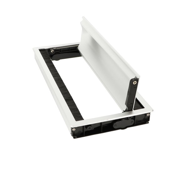 Kabelgennemfring "Flip" Softluk -412x148x28mm -Alu Farve