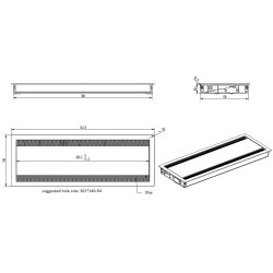 Kabelgennemfring "Flip" Softluk -312x148x28mm -Alu Farve