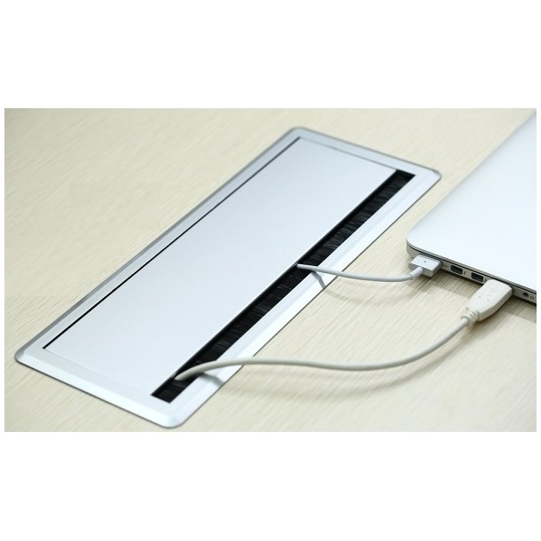 Kabelgennemfring "Nida" Softluk -300x120x27,5mm -Alu Farve