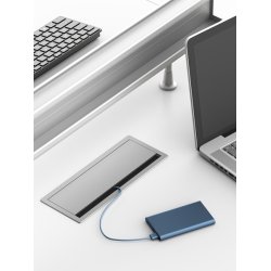 Kabelgennemfring "Elde" Softluk -295x117x27,5mm - Alu Farve