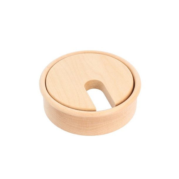 Kabelgennemfring "Mosel" 80x23mm - Ahorntr - med Lak