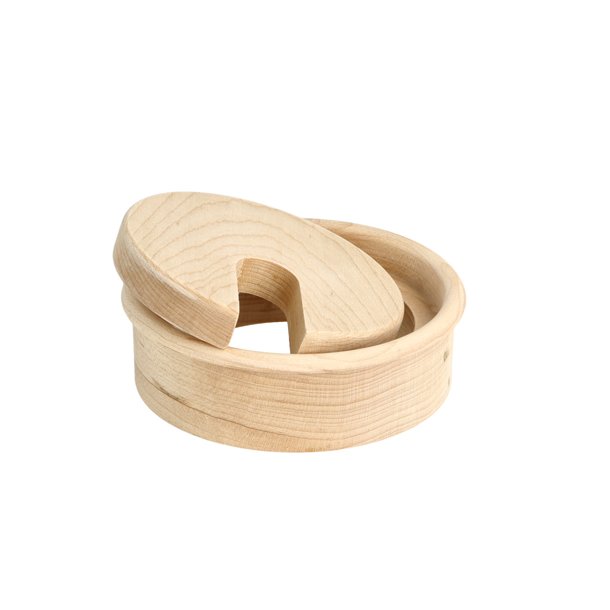 Kabelgennemfring "Mosel" 80x23mm - Ahorntr - uden Lak