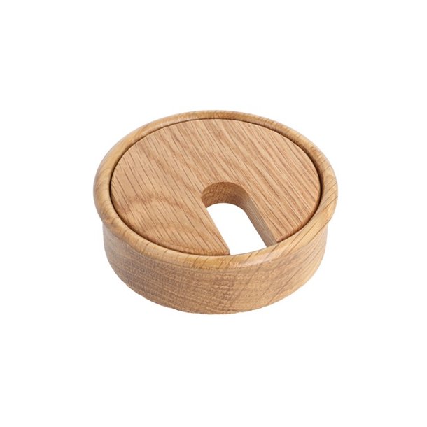 Kabelgennemf�ring "Mosel" �80x23mm - Egetr� med Lak