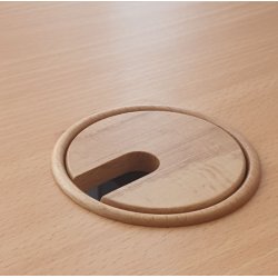 Kabelgennemf�ring "Mosel" �80x23mm - Egetr� uden Lak