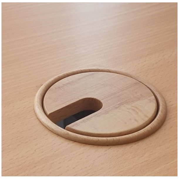Kabelgennemf�ring "Mosel" �80x23mm - Egetr� uden Lak